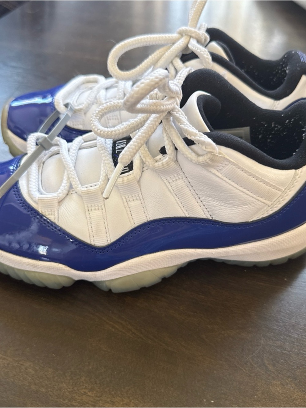 Women’s Air Jordans 1 retro low concord sneakers - Picture 3 of 14